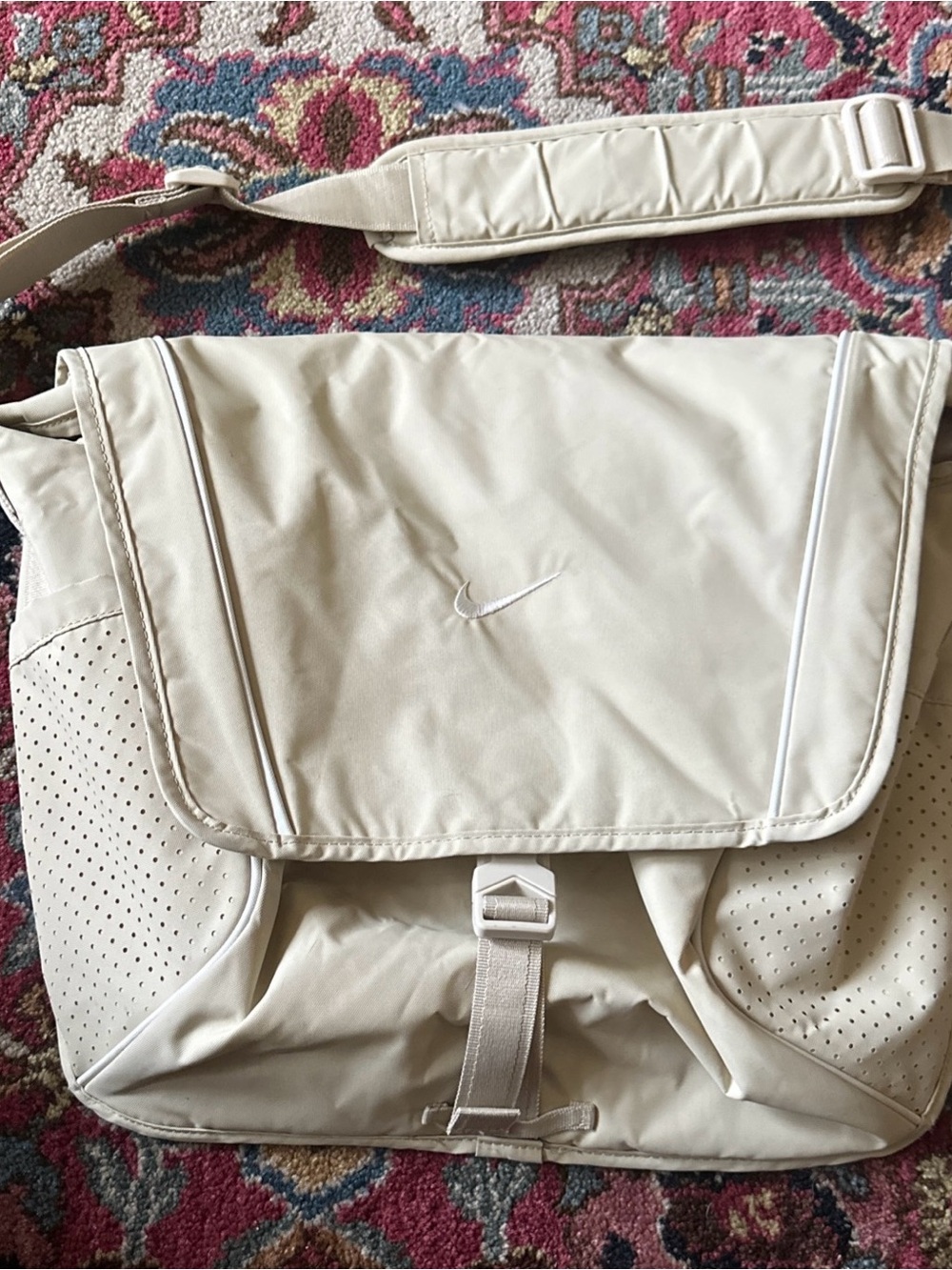 Nike Off-White Perforated Messenger Bag